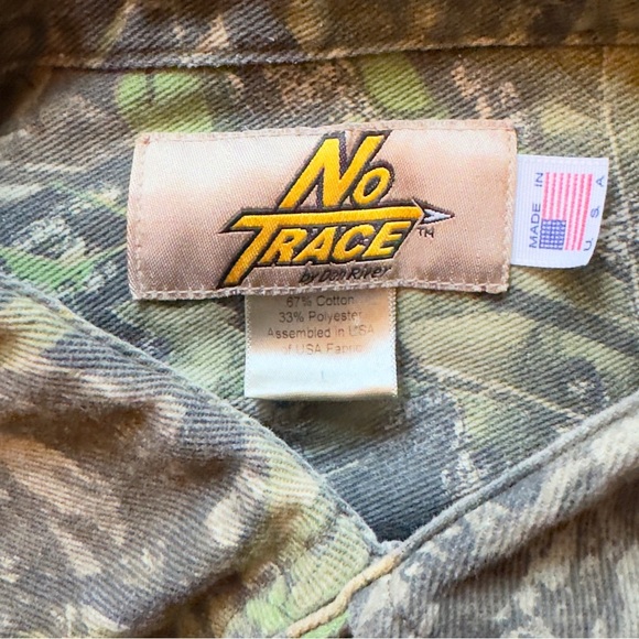 Vintage No Trace by Dan River Button Down Camo - Picture 10 of 10